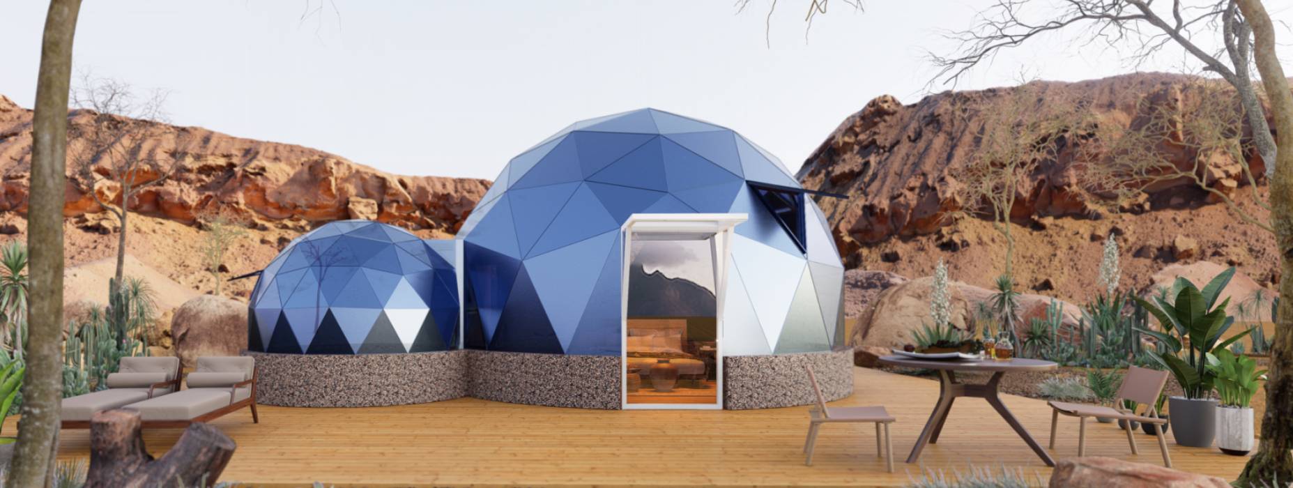 九台市球形智能光伏玻璃星空房